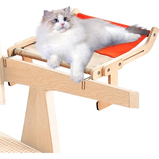 BAIFULAI Cat Hammock for Windows, Cat Window Lounger, 44.5 x 36 cm, Adjustable Cat Hammock, Window Lounger for Cats, Stable Cat Hammock, Cat Bed for up to 20 kg BAIFULAI Cat Hammock for Windows, Cat Window Lounger, 44.5 x 36 cm, Adjustable Cat Hammock, Window Lounger for Cats, Stable Cat Hammock, Cat Bed for up to 20 kg