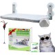 BECISPER - Cat Hammock for Window, Cat Hammock for Wall, Cat Bed for Window, Cat Hammock with Suction Cup, Cat Hammock Without Cable, with Toy Included BECISPER - Cat Hammock for Window, Cat Hammock for Wall, Cat Bed for Window, Cat Hammock with Suction Cup, Cat Hammock Without Cable, with Toy Included