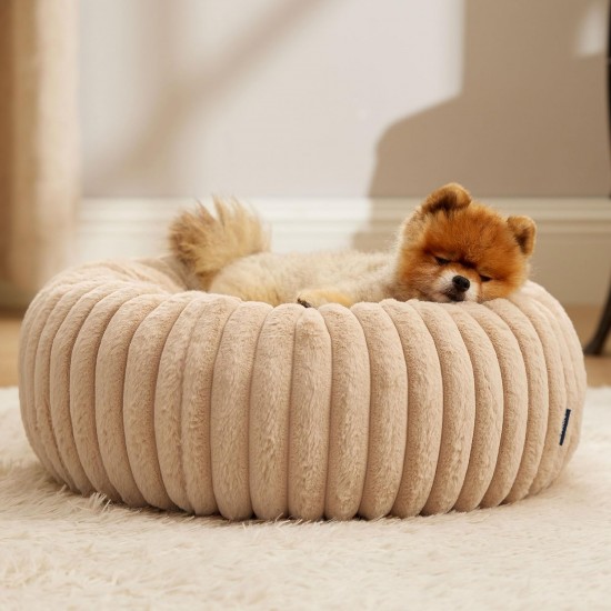 BEDSURE Cat Beds for House Cats, Camel, 51 x 51 x 15 cm BEDSURE Cat Beds for House Cats, Camel, 51 x 51 x 15 cm