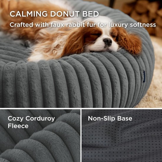 BEDSURE Cat Beds for House Cats, Camel, 51 x 51 x 15 cm BEDSURE Cat Beds for House Cats, Camel, 51 x 51 x 15 cm