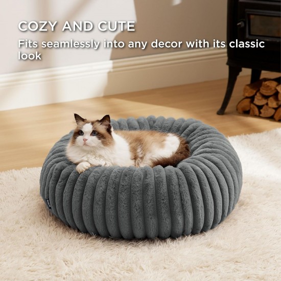 BEDSURE Cat Beds for House Cats, Camel, 51 x 51 x 15 cm BEDSURE Cat Beds for House Cats, Camel, 51 x 51 x 15 cm