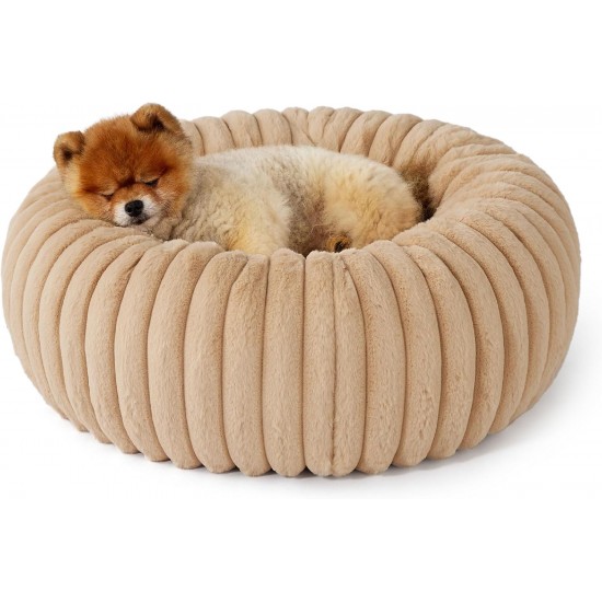 BEDSURE Cat Beds for House Cats, Camel, 51 x 51 x 15 cm BEDSURE Cat Beds for House Cats, Camel, 51 x 51 x 15 cm