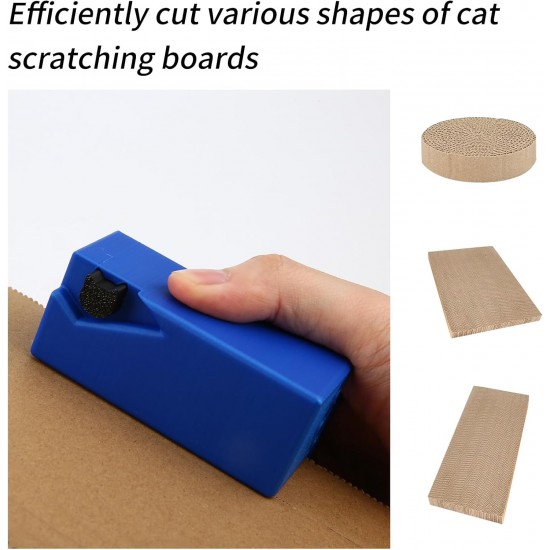 BOXOB Katzenkratzer Schneider, Kartonstreifenschneider für Katzenkratzbäume Karton Schneider Katzen Handgeführte DIY-Kartonschneidegeräte für Tierbesitzer Tierliebhaber (Weiß) BOXOB Katzenkratzer Schneider, Kartonstreifenschneider für Katzenkratzbäume Karton Schneider Katzen Handgeführte DIY-Kartonschneidegeräte für Tierbesitzer Tierliebhaber (Weiß)