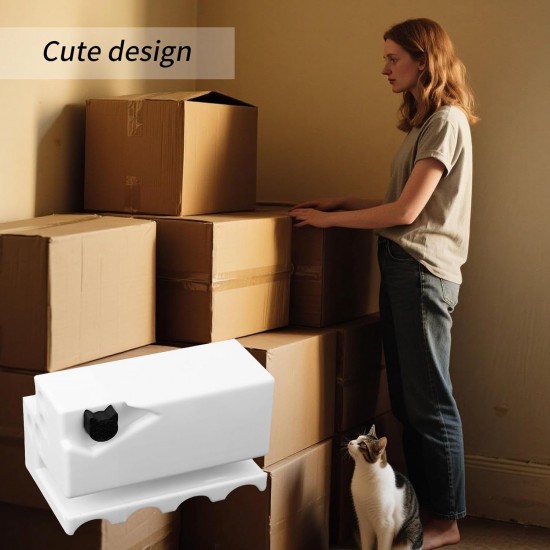 BOXOB Katzenkratzer Schneider, Kartonstreifenschneider für Katzenkratzbäume Karton Schneider Katzen Handgeführte DIY-Kartonschneidegeräte für Tierbesitzer Tierliebhaber (Weiß) BOXOB Katzenkratzer Schneider, Kartonstreifenschneider für Katzenkratzbäume Karton Schneider Katzen Handgeführte DIY-Kartonschneidegeräte für Tierbesitzer Tierliebhaber (Weiß)