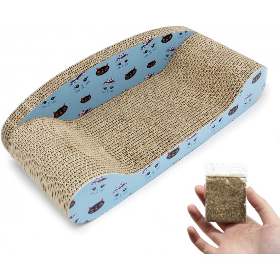 BPS Kratzbrett für Katzen Scraper Cats Karton Papier enthalten Katzenminze Grass 2 Modelle Wählen Sie 50 x 22,5 x 13,5 cm (Sofa-Form) BPS-10057 BPS Kratzbrett für Katzen Scraper Cats Karton Papier enthalten Katzenminze Grass 2 Modelle Wählen Sie 50 x 22,5 x 13,5 cm (Sofa-Form) BPS-10057