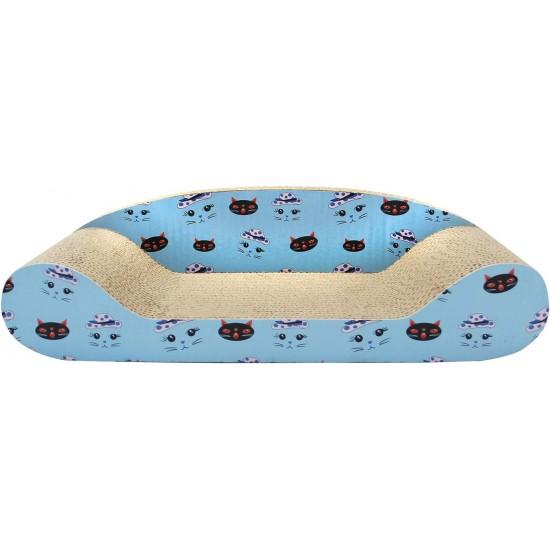 BPS Kratzbrett für Katzen Scraper Cats Karton Papier enthalten Katzenminze Grass 2 Modelle Wählen Sie 50 x 22,5 x 13,5 cm (Sofa-Form) BPS-10057 BPS Kratzbrett für Katzen Scraper Cats Karton Papier enthalten Katzenminze Grass 2 Modelle Wählen Sie 50 x 22,5 x 13,5 cm (Sofa-Form) BPS-10057