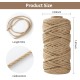 BUCOMTU Sisal Rope for Scratching Post, 6 mm x 50 m, Special Replacement Rope, DIY Craft Material, Home Garden Decoration, Hemp Rope BUCOMTU Sisal Rope for Scratching Post, 6 mm x 50 m, Special Replacement Rope, DIY Craft Material, Home Garden Decoration, Hemp Rope