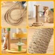 BUCOMTU Sisal Rope for Scratching Post, 6 mm x 50 m, Special Replacement Rope, DIY Craft Material, Home Garden Decoration, Hemp Rope BUCOMTU Sisal Rope for Scratching Post, 6 mm x 50 m, Special Replacement Rope, DIY Craft Material, Home Garden Decoration, Hemp Rope