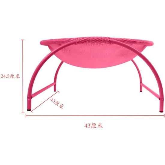 BUYTER Pat Bed, Cat Hammock, Freestanding, Raise Dog Sleeping Bed, Sturdy Structure, Removable, Excellent Breathability, Easy Assembly (Black, Winter) BUYTER Pat Bed, Cat Hammock, Freestanding, Raise Dog Sleeping Bed, Sturdy Structure, Removable, Excellent Breathability, Easy Assembly (Black, Winter)