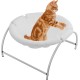 BUYTER Pat Bed, Cat Hammock, Freestanding, Raise Dog Sleeping Bed, Sturdy Structure, Removable, Excellent Breathability, Easy Assembly (Black, Winter) BUYTER Pat Bed, Cat Hammock, Freestanding, Raise Dog Sleeping Bed, Sturdy Structure, Removable, Excellent Breathability, Easy Assembly (Black, Winter)