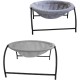BUYTER Pat Bed, Cat Hammock, Freestanding, Raise Dog Sleeping Bed, Sturdy Structure, Removable, Excellent Breathability, Easy Assembly (Black, Winter) BUYTER Pat Bed, Cat Hammock, Freestanding, Raise Dog Sleeping Bed, Sturdy Structure, Removable, Excellent Breathability, Easy Assembly (Black, Winter)