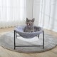BUYTER Pat Bed, Cat Hammock, Freestanding, Raise Dog Sleeping Bed, Sturdy Structure, Removable, Excellent Breathability, Easy Assembly (Black, Winter) BUYTER Pat Bed, Cat Hammock, Freestanding, Raise Dog Sleeping Bed, Sturdy Structure, Removable, Excellent Breathability, Easy Assembly (Black, Winter)