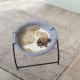 BUYTER Pat Bed, Cat Hammock, Freestanding, Raise Dog Sleeping Bed, Sturdy Structure, Removable, Excellent Breathability, Easy Assembly (Black, Winter) BUYTER Pat Bed, Cat Hammock, Freestanding, Raise Dog Sleeping Bed, Sturdy Structure, Removable, Excellent Breathability, Easy Assembly (Black, Winter)