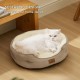 Bedsure Washable Cat Bed - 51 x 48 x 15 cm, Cat Bed Grey with Double-Sided Inner Cushion, Cat Sleeping Seat for Cats or Small Dogs Bedsure Washable Cat Bed - 51 x 48 x 15 cm, Cat Bed Grey with Double-Sided Inner Cushion, Cat Sleeping Seat for Cats or Small Dogs