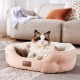 Bedsure Washable Cat Bed - 51 x 48 x 15 cm, Cat Bed Grey with Double-Sided Inner Cushion, Cat Sleeping Seat for Cats or Small Dogs Bedsure Washable Cat Bed - 51 x 48 x 15 cm, Cat Bed Grey with Double-Sided Inner Cushion, Cat Sleeping Seat for Cats or Small Dogs