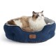 Bedsure Washable Cat Bed - 51 x 48 x 15 cm, Cat Bed Grey with Double-Sided Inner Cushion, Cat Sleeping Seat for Cats or Small Dogs Bedsure Washable Cat Bed - 51 x 48 x 15 cm, Cat Bed Grey with Double-Sided Inner Cushion, Cat Sleeping Seat for Cats or Small Dogs
