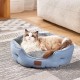 Bedsure Washable Cat Bed - 51 x 48 x 15 cm, Cat Bed Grey with Double-Sided Inner Cushion, Cat Sleeping Seat for Cats or Small Dogs Bedsure Washable Cat Bed - 51 x 48 x 15 cm, Cat Bed Grey with Double-Sided Inner Cushion, Cat Sleeping Seat for Cats or Small Dogs