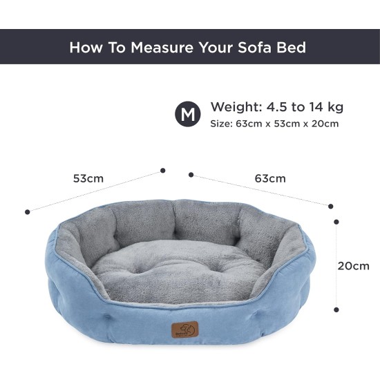 Bedsure Washable Cat Bed - 51 x 48 x 15 cm, Cat Bed Grey with Double-Sided Inner Cushion, Cat Sleeping Seat for Cats or Small Dogs Bedsure Washable Cat Bed - 51 x 48 x 15 cm, Cat Bed Grey with Double-Sided Inner Cushion, Cat Sleeping Seat for Cats or Small Dogs