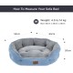 Bedsure Washable Cat Bed - 51 x 48 x 15 cm, Cat Bed Grey with Double-Sided Inner Cushion, Cat Sleeping Seat for Cats or Small Dogs Bedsure Washable Cat Bed - 51 x 48 x 15 cm, Cat Bed Grey with Double-Sided Inner Cushion, Cat Sleeping Seat for Cats or Small Dogs