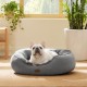 Bedsure Washable Cat Bed - 51 x 48 x 15 cm, Cat Bed Grey with Double-Sided Inner Cushion, Cat Sleeping Seat for Cats or Small Dogs Bedsure Washable Cat Bed - 51 x 48 x 15 cm, Cat Bed Grey with Double-Sided Inner Cushion, Cat Sleeping Seat for Cats or Small Dogs
