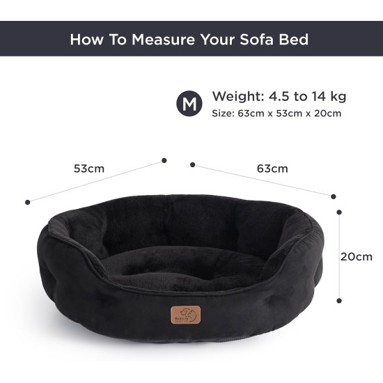 Bedsure Washable Cat Bed - 51 x 48 x 15 cm, Cat Bed Grey with Double-Sided Inner Cushion, Cat Sleeping Seat for Cats or Small Dogs Bedsure Washable Cat Bed - 51 x 48 x 15 cm, Cat Bed Grey with Double-Sided Inner Cushion, Cat Sleeping Seat for Cats or Small Dogs