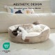 Bedsure Washable Cat Bed - 51 x 48 x 15 cm, Cat Bed Grey with Double-Sided Inner Cushion, Cat Sleeping Seat for Cats or Small Dogs Bedsure Washable Cat Bed - 51 x 48 x 15 cm, Cat Bed Grey with Double-Sided Inner Cushion, Cat Sleeping Seat for Cats or Small Dogs