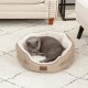 Bedsure Washable Cat Bed - 51 x 48 x 15 cm, Cat Bed Grey with Double-Sided Inner Cushion, Cat Sleeping Seat for Cats or Small Dogs Bedsure Washable Cat Bed - 51 x 48 x 15 cm, Cat Bed Grey with Double-Sided Inner Cushion, Cat Sleeping Seat for Cats or Small Dogs
