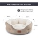 Bedsure Washable Cat Bed - 51 x 48 x 15 cm, Cat Bed Grey with Double-Sided Inner Cushion, Cat Sleeping Seat for Cats or Small Dogs Bedsure Washable Cat Bed - 51 x 48 x 15 cm, Cat Bed Grey with Double-Sided Inner Cushion, Cat Sleeping Seat for Cats or Small Dogs