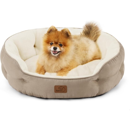 Bedsure Washable Cat Bed - 51 x 48 x 15 cm, Cat Bed Grey with Double-Sided Inner Cushion, Cat Sleeping Seat for Cats or Small Dogs Bedsure Washable Cat Bed - 51 x 48 x 15 cm, Cat Bed Grey with Double-Sided Inner Cushion, Cat Sleeping Seat for Cats or Small Dogs