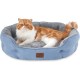 Bedsure Washable Cat Bed - 51 x 48 x 15 cm, Cat Bed Grey with Double-Sided Inner Cushion, Cat Sleeping Seat for Cats or Small Dogs Bedsure Washable Cat Bed - 51 x 48 x 15 cm, Cat Bed Grey with Double-Sided Inner Cushion, Cat Sleeping Seat for Cats or Small Dogs