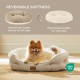Bedsure Washable Cat Bed - 51 x 48 x 15 cm, Cat Bed Grey with Double-Sided Inner Cushion, Cat Sleeping Seat for Cats or Small Dogs Bedsure Washable Cat Bed - 51 x 48 x 15 cm, Cat Bed Grey with Double-Sided Inner Cushion, Cat Sleeping Seat for Cats or Small Dogs