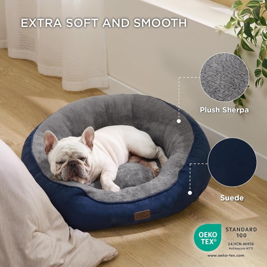 Bedsure Washable Cat Bed - 51 x 48 x 15 cm, Cat Bed Grey with Double-Sided Inner Cushion, Cat Sleeping Seat for Cats or Small Dogs Bedsure Washable Cat Bed - 51 x 48 x 15 cm, Cat Bed Grey with Double-Sided Inner Cushion, Cat Sleeping Seat for Cats or Small Dogs