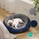 Bedsure Washable Cat Bed - 51 x 48 x 15 cm, Cat Bed Grey with Double-Sided Inner Cushion, Cat Sleeping Seat for Cats or Small Dogs Bedsure Washable Cat Bed - 51 x 48 x 15 cm, Cat Bed Grey with Double-Sided Inner Cushion, Cat Sleeping Seat for Cats or Small Dogs