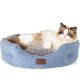 Bedsure Washable Cat Bed - 51 x 48 x 15 cm, Cat Bed Grey with Double-Sided Inner Cushion, Cat Sleeping Seat for Cats or Small Dogs Bedsure Washable Cat Bed - 51 x 48 x 15 cm, Cat Bed Grey with Double-Sided Inner Cushion, Cat Sleeping Seat for Cats or Small Dogs