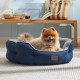 Bedsure Washable Cat Bed - 51 x 48 x 15 cm, Cat Bed Grey with Double-Sided Inner Cushion, Cat Sleeping Seat for Cats or Small Dogs Bedsure Washable Cat Bed - 51 x 48 x 15 cm, Cat Bed Grey with Double-Sided Inner Cushion, Cat Sleeping Seat for Cats or Small Dogs