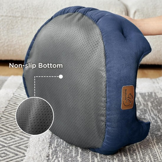 Bedsure Washable Cat Bed - 51 x 48 x 15 cm, Cat Bed Grey with Double-Sided Inner Cushion, Cat Sleeping Seat for Cats or Small Dogs Bedsure Washable Cat Bed - 51 x 48 x 15 cm, Cat Bed Grey with Double-Sided Inner Cushion, Cat Sleeping Seat for Cats or Small Dogs