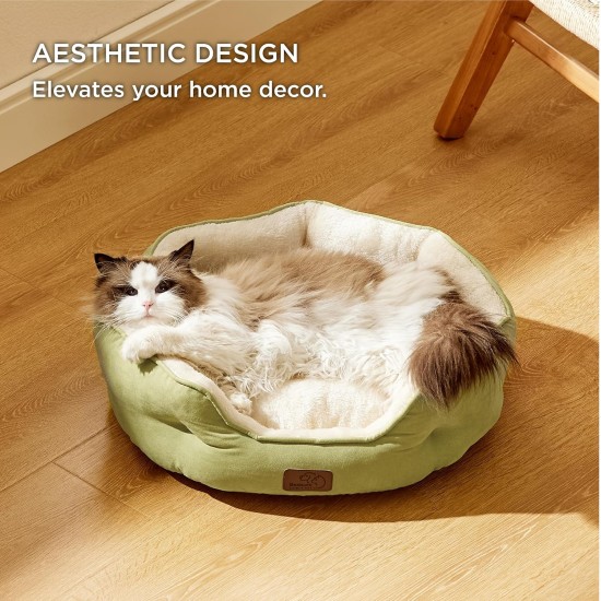 Bedsure Washable Cat Bed - 51 x 48 x 15 cm, Cat Bed Grey with Double-Sided Inner Cushion, Cat Sleeping Seat for Cats or Small Dogs Bedsure Washable Cat Bed - 51 x 48 x 15 cm, Cat Bed Grey with Double-Sided Inner Cushion, Cat Sleeping Seat for Cats or Small Dogs