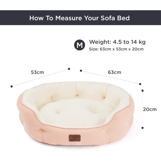Bedsure Washable Cat Bed - 51 x 48 x 15 cm, Cat Bed Grey with Double-Sided Inner Cushion, Cat Sleeping Seat for Cats or Small Dogs Bedsure Washable Cat Bed - 51 x 48 x 15 cm, Cat Bed Grey with Double-Sided Inner Cushion, Cat Sleeping Seat for Cats or Small Dogs