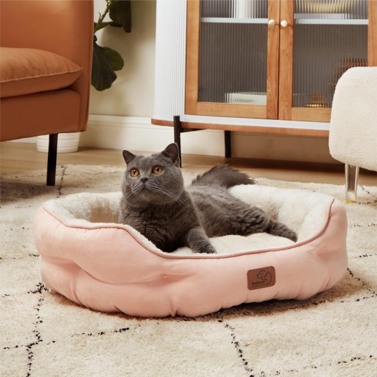 Bedsure Washable Cat Bed - 51 x 48 x 15 cm, Cat Bed Grey with Double-Sided Inner Cushion, Cat Sleeping Seat for Cats or Small Dogs Bedsure Washable Cat Bed - 51 x 48 x 15 cm, Cat Bed Grey with Double-Sided Inner Cushion, Cat Sleeping Seat for Cats or Small Dogs