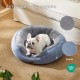Bedsure Washable Cat Bed - 51 x 48 x 15 cm, Cat Bed Grey with Double-Sided Inner Cushion, Cat Sleeping Seat for Cats or Small Dogs Bedsure Washable Cat Bed - 51 x 48 x 15 cm, Cat Bed Grey with Double-Sided Inner Cushion, Cat Sleeping Seat for Cats or Small Dogs