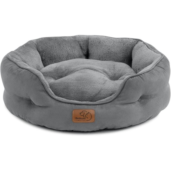 Bedsure Washable Cat Bed - 51 x 48 x 15 cm, Cat Bed Grey with Double-Sided Inner Cushion, Cat Sleeping Seat for Cats or Small Dogs Bedsure Washable Cat Bed - 51 x 48 x 15 cm, Cat Bed Grey with Double-Sided Inner Cushion, Cat Sleeping Seat for Cats or Small Dogs