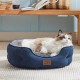 Bedsure Washable Cat Bed - 51 x 48 x 15 cm, Cat Bed Grey with Double-Sided Inner Cushion, Cat Sleeping Seat for Cats or Small Dogs Bedsure Washable Cat Bed - 51 x 48 x 15 cm, Cat Bed Grey with Double-Sided Inner Cushion, Cat Sleeping Seat for Cats or Small Dogs