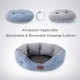 Bedsure Washable Cat Bed - 51 x 48 x 15 cm, Cat Bed Grey with Double-Sided Inner Cushion, Cat Sleeping Seat for Cats or Small Dogs Bedsure Washable Cat Bed - 51 x 48 x 15 cm, Cat Bed Grey with Double-Sided Inner Cushion, Cat Sleeping Seat for Cats or Small Dogs