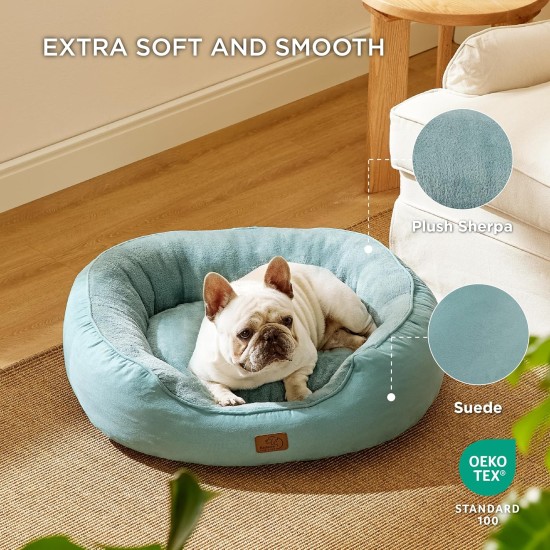 Bedsure Washable Cat Bed - 51 x 48 x 15 cm, Cat Bed Grey with Double-Sided Inner Cushion, Cat Sleeping Seat for Cats or Small Dogs Bedsure Washable Cat Bed - 51 x 48 x 15 cm, Cat Bed Grey with Double-Sided Inner Cushion, Cat Sleeping Seat for Cats or Small Dogs