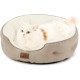 Bedsure Washable Cat Bed - 51 x 48 x 15 cm, Cat Bed Grey with Double-Sided Inner Cushion, Cat Sleeping Seat for Cats or Small Dogs Bedsure Washable Cat Bed - 51 x 48 x 15 cm, Cat Bed Grey with Double-Sided Inner Cushion, Cat Sleeping Seat for Cats or Small Dogs