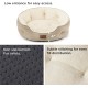 Bedsure Washable Cat Bed - 51 x 48 x 15 cm, Cat Bed Grey with Double-Sided Inner Cushion, Cat Sleeping Seat for Cats or Small Dogs Bedsure Washable Cat Bed - 51 x 48 x 15 cm, Cat Bed Grey with Double-Sided Inner Cushion, Cat Sleeping Seat for Cats or Small Dogs