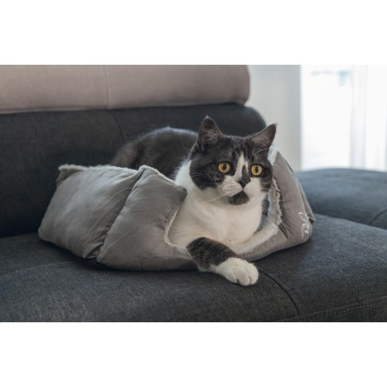 Beeztees Baboo Cat Bed, 48 x 37 x 18 cm, White Beeztees Baboo Cat Bed, 48 x 37 x 18 cm, White