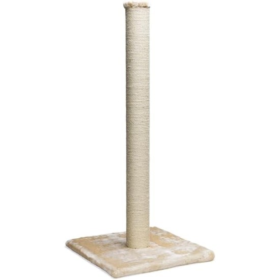 Beeztees Gina Cat Scratching Post Beige XL 40 x 40 x 90 cm
