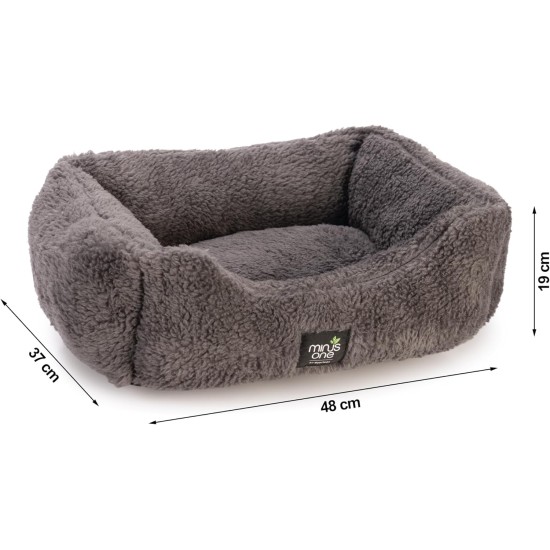 Beeztees Minus One Nox Cat Basket, Dark Grey, 48 x 37 x 18 cm Beeztees Minus One Nox Cat Basket, Dark Grey, 48 x 37 x 18 cm