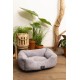 Beeztees Minus One Nox Cat Basket, Dark Grey, 48 x 37 x 18 cm Beeztees Minus One Nox Cat Basket, Dark Grey, 48 x 37 x 18 cm